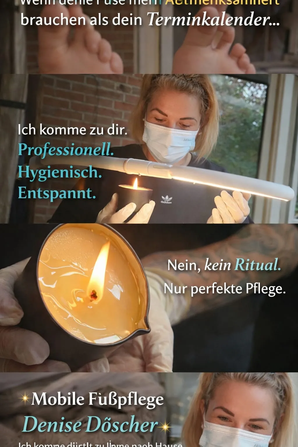 Denise Döscher — ausgebildete Fachfußpflegerin und examinierte Krankenpflegerin aus dem Landkreis Cuxhaven
